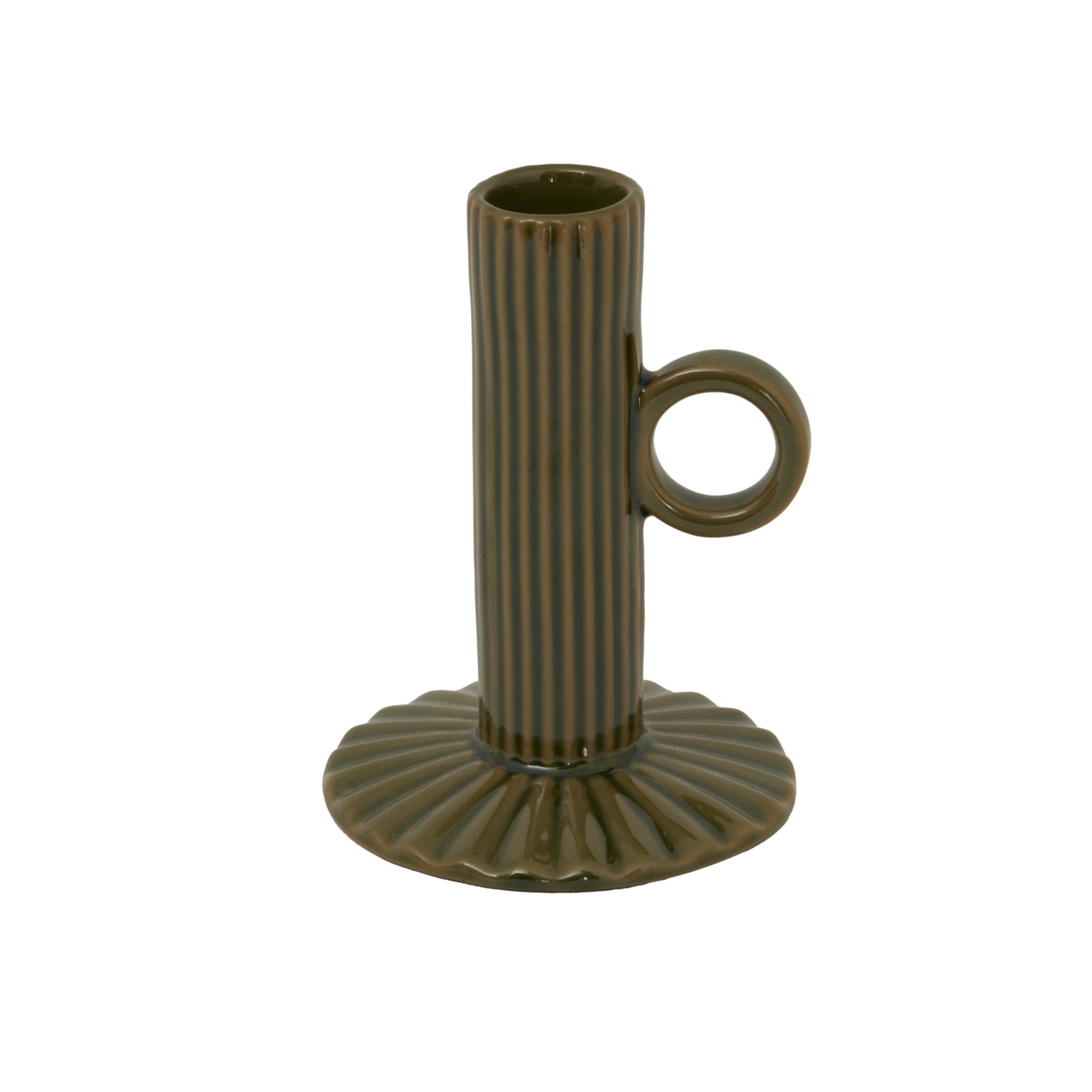 Huxley Ceramic Candle Holder with Handle