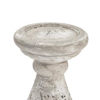 Large Stone Ceramic Column Candle Holder