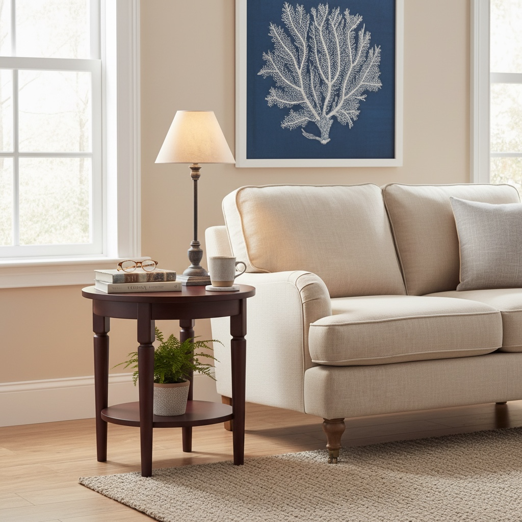 Lucerne Rustic Slim Stem Table Lamp