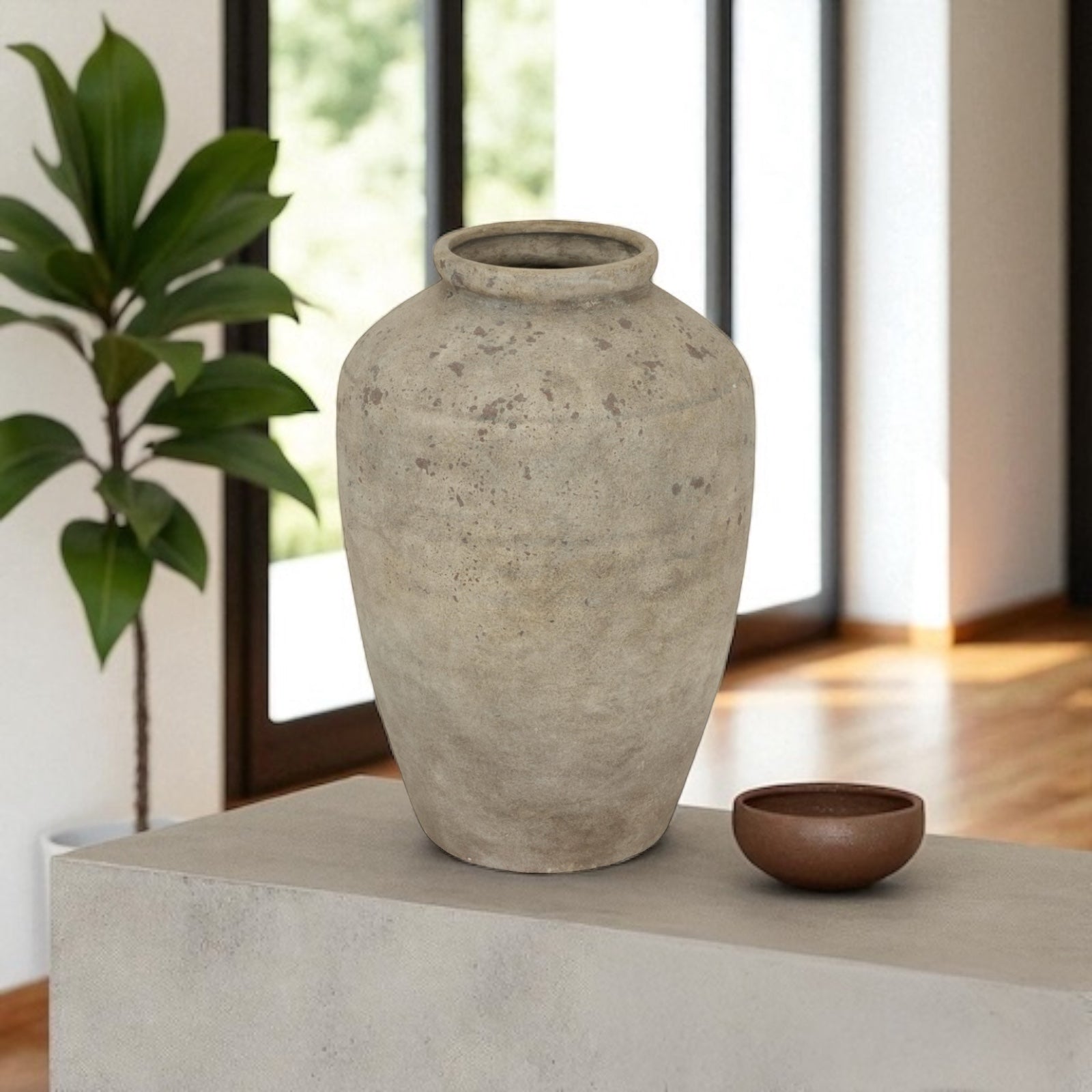 Luciana Large Mottled Vase