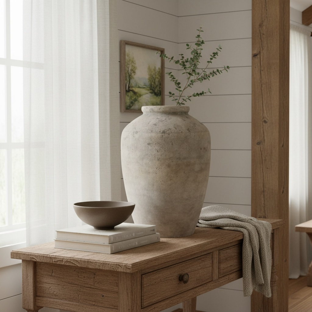 Luciana Large Mottled Vase