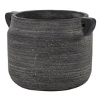 Milana Rustic Dark Grey Ceramic Pot
