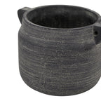 Milana Rustic Dark Grey Ceramic Pot