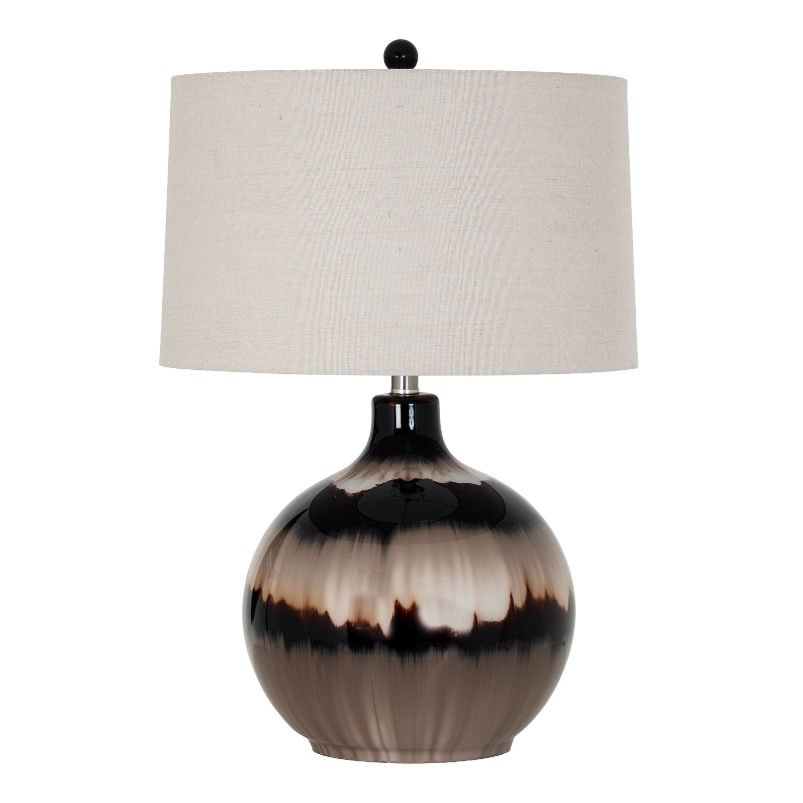 Mocha Glass Table Lamp
