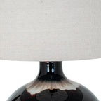 Mocha Glass Table Lamp