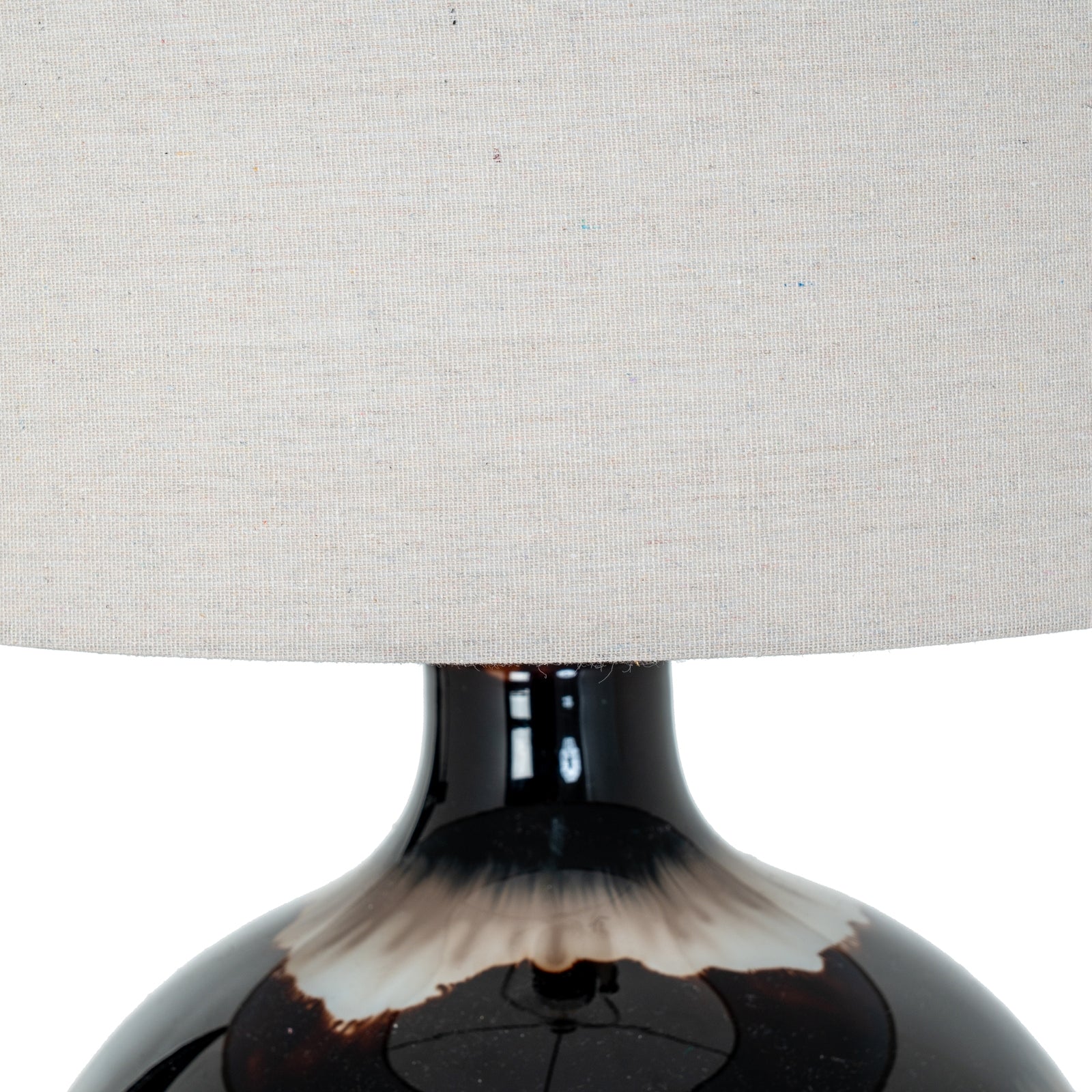 Mocha Glass Table Lamp