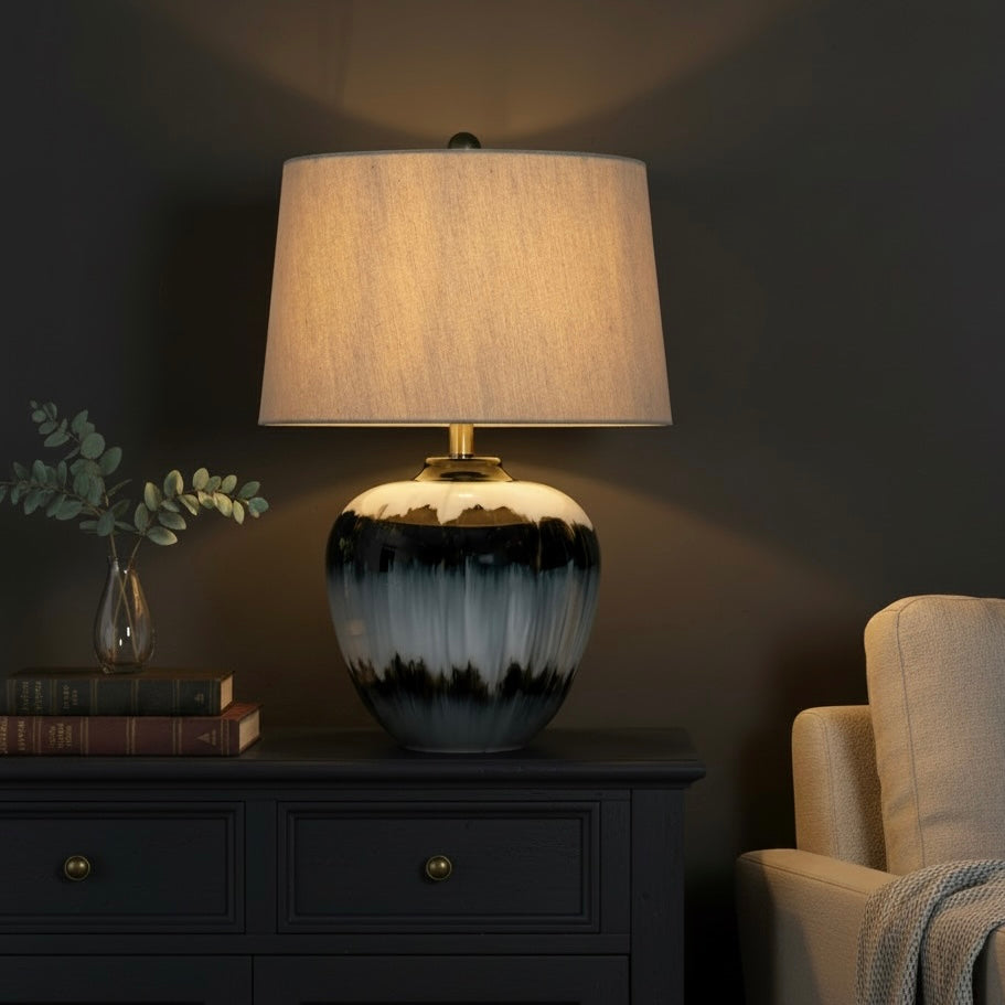 Obsidian Table Lamp