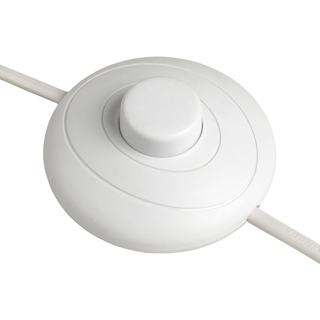 White cable with in-line switch