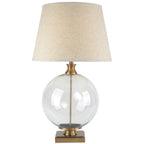 Opaline Glass Orb Table Lamp