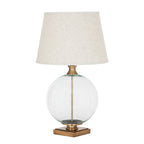 Opaline Glass Orb Table Lamp