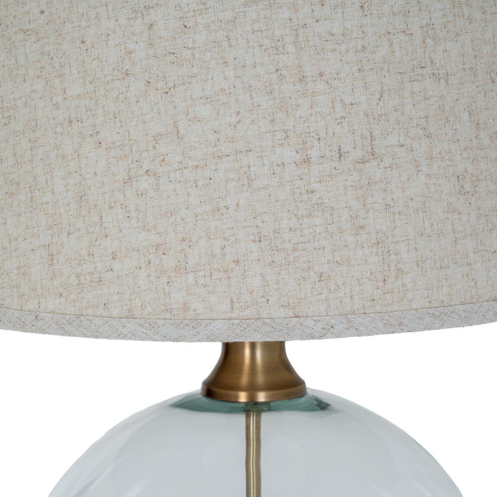 Opaline Glass Orb Table Lamp
