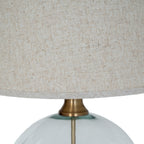 Opaline Glass Orb Table Lamp
