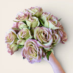Pink Old English Rose Spray