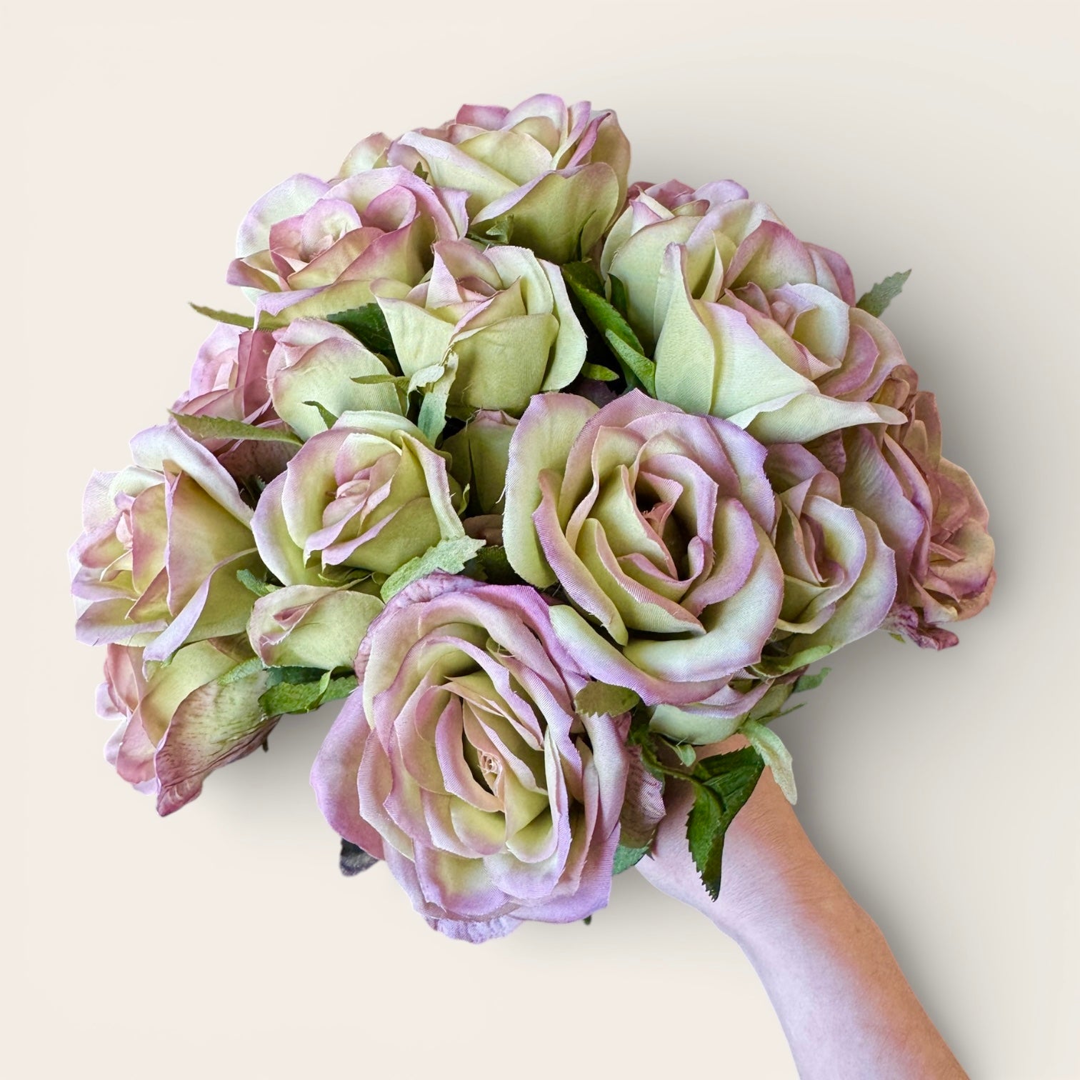 Pink Old English Rose Spray