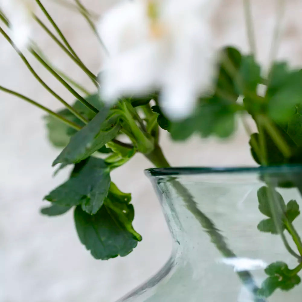 Recycled Large Glass Vase