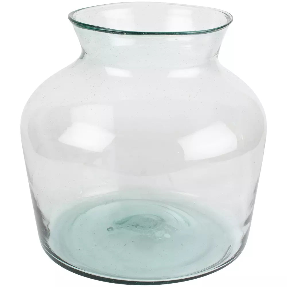 Recycled Large Glass Vase