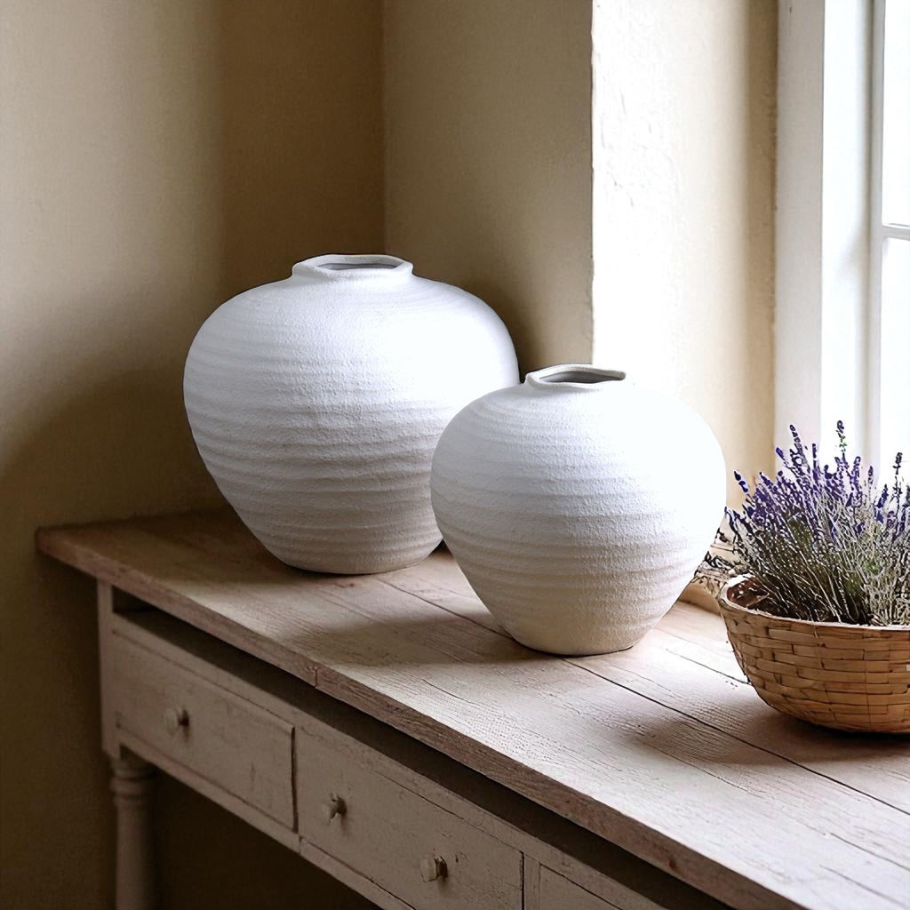 Belmont Matt White Ceramic Vase