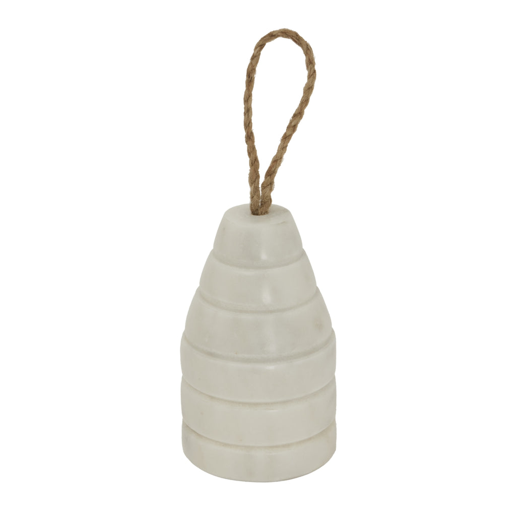 Ribbed Marble Doorstop