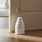 Ribbed Marble Doorstop
