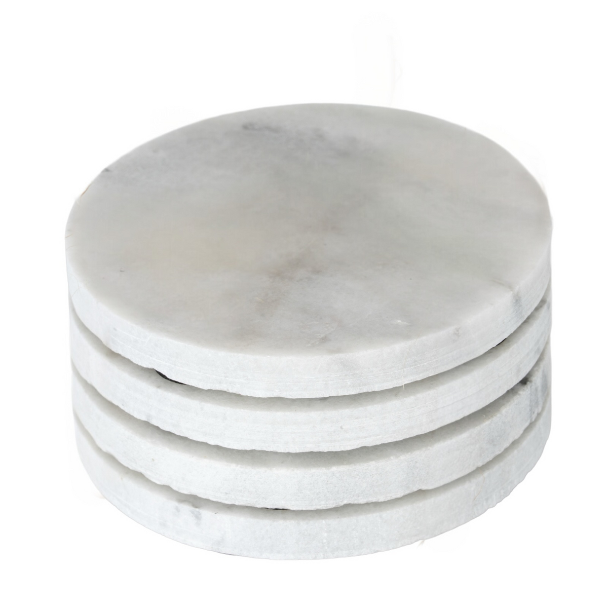 Round Marble Coaster Set of 4