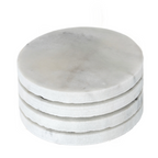 Round Marble Coaster Set of 4