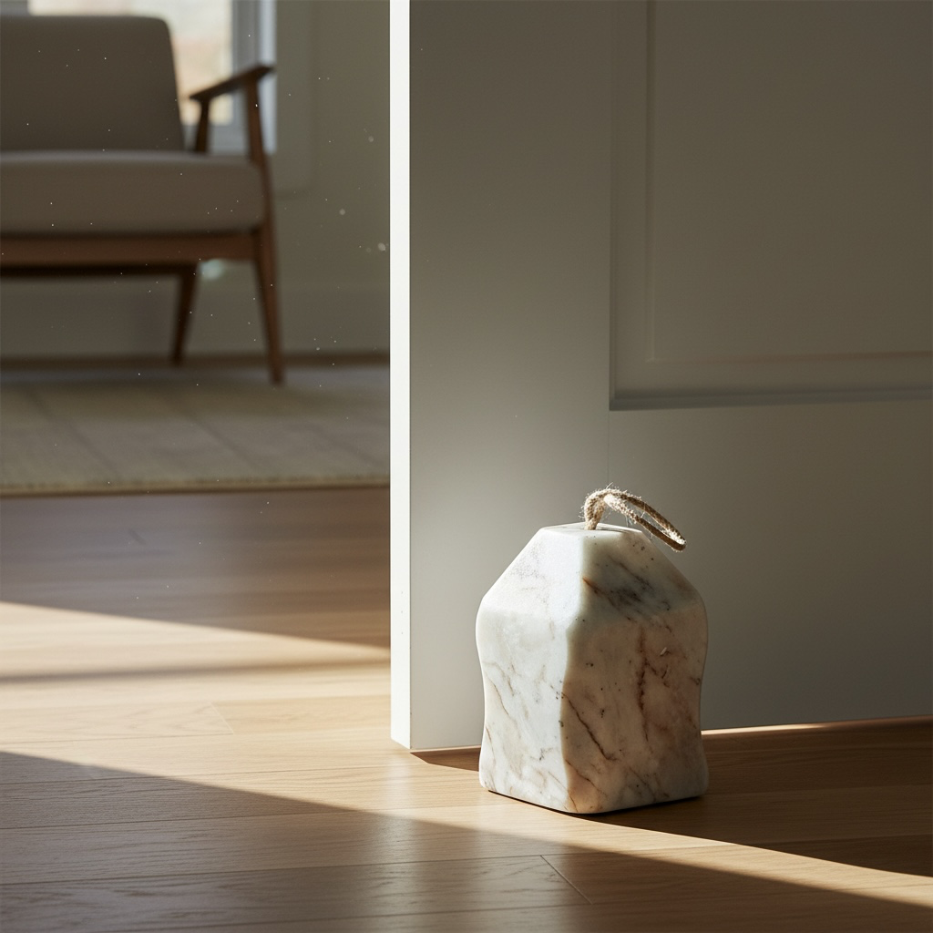 Solid Marble Doorstop