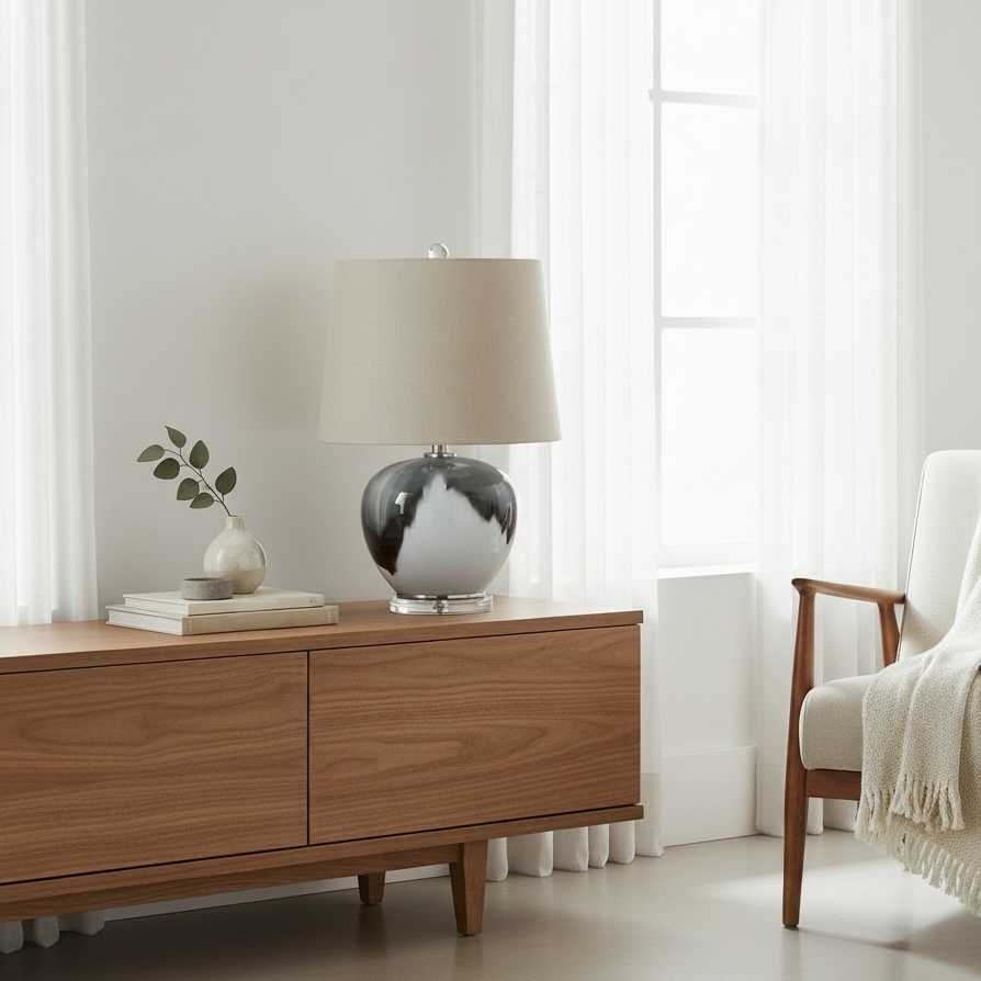 Sorelle Glass Table Lamp