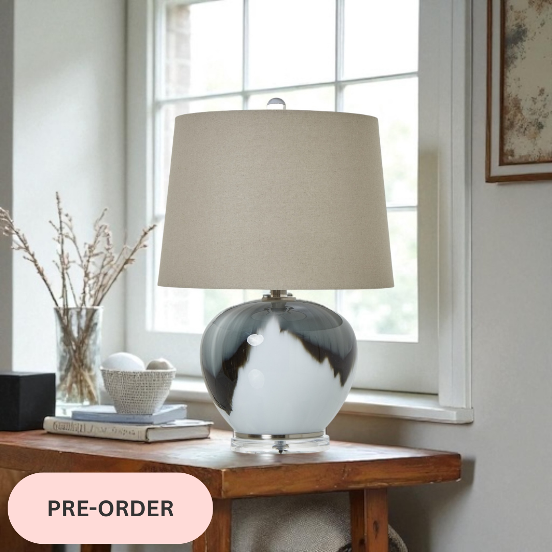 Sorelle Glass Table Lamp