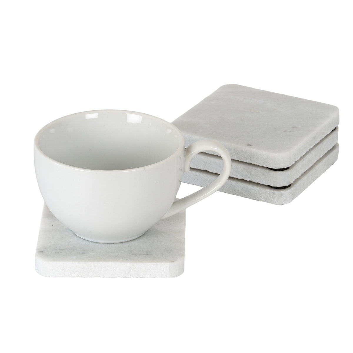 Square Marble Coaster Set of 4