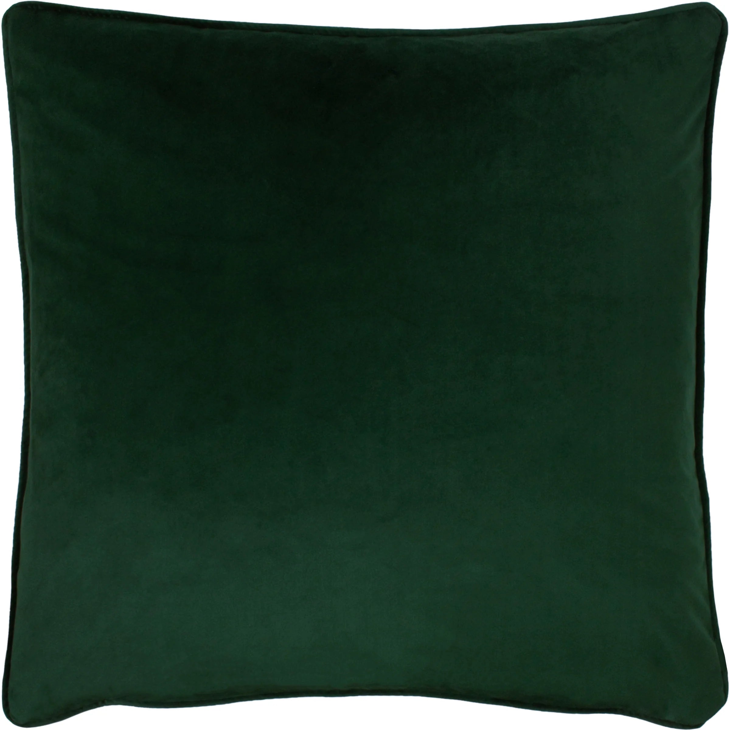 Velour Soft Velvet Cushion - Bottle Green