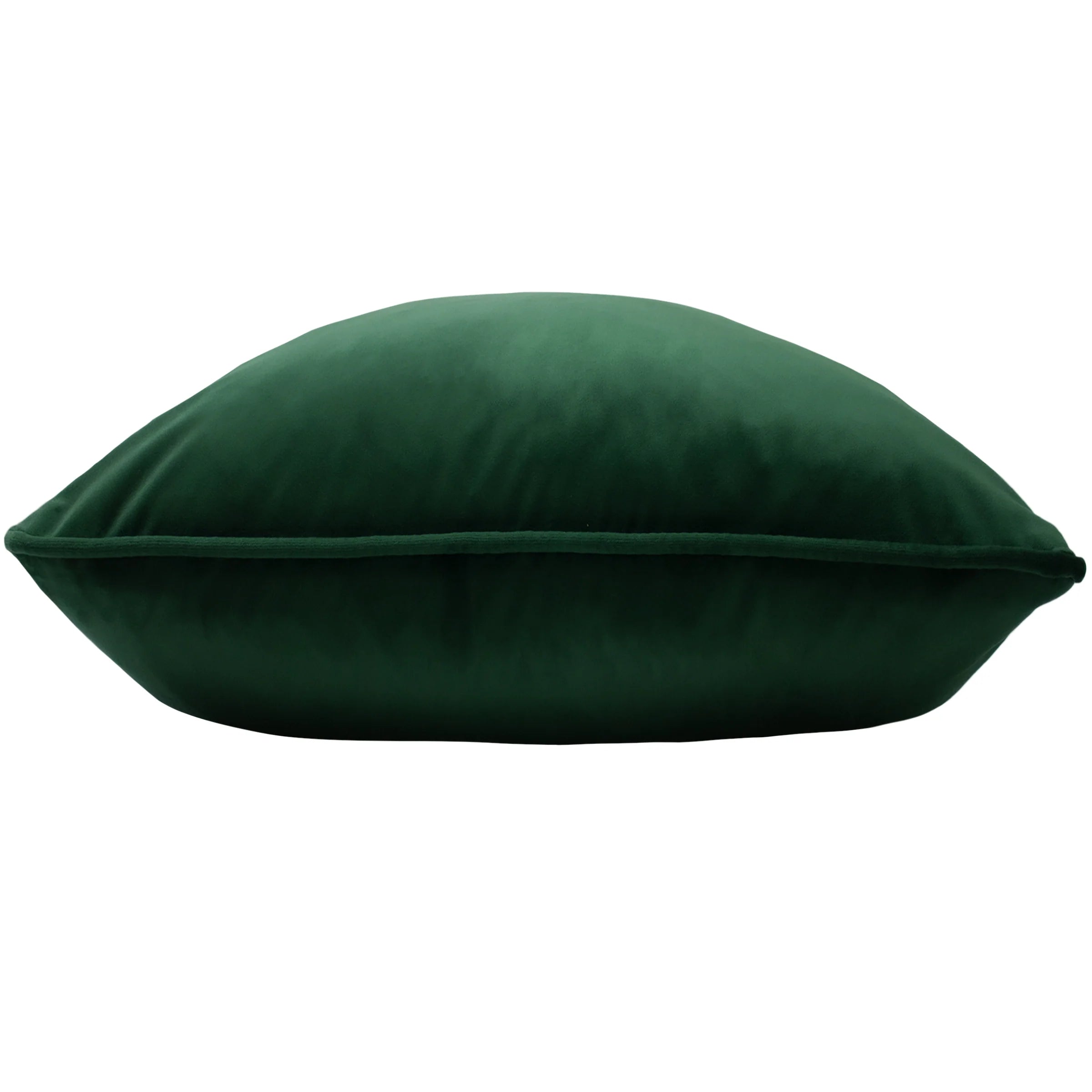 Velour Soft Velvet Cushion - Bottle Green