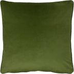 Velour Soft Velvet Cushion - Olive