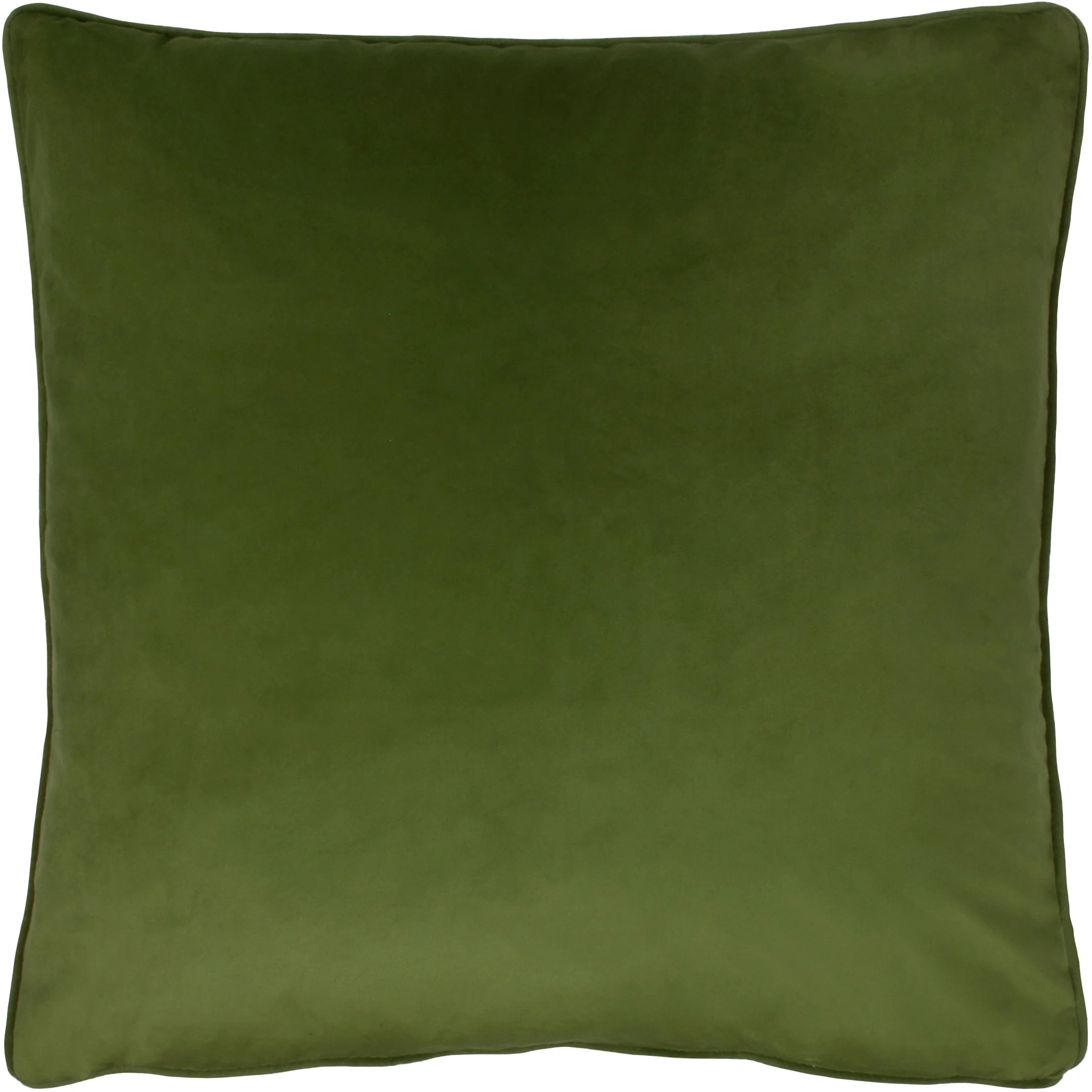 Velour Soft Velvet Cushion - Olive