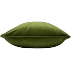 Velour Soft Velvet Cushion - Olive
