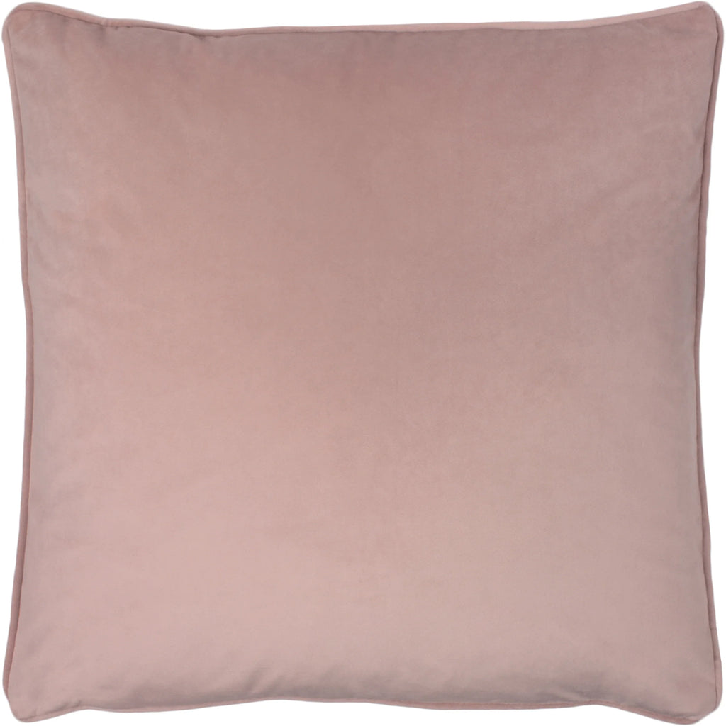 Velour Soft Velvet Cushion - Powder Pink