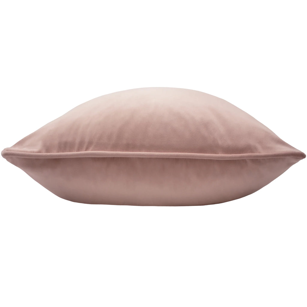 Velour Soft Velvet Cushion - Powder Pink