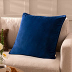 Velour Soft Velvet Cushion - Royal Blue
