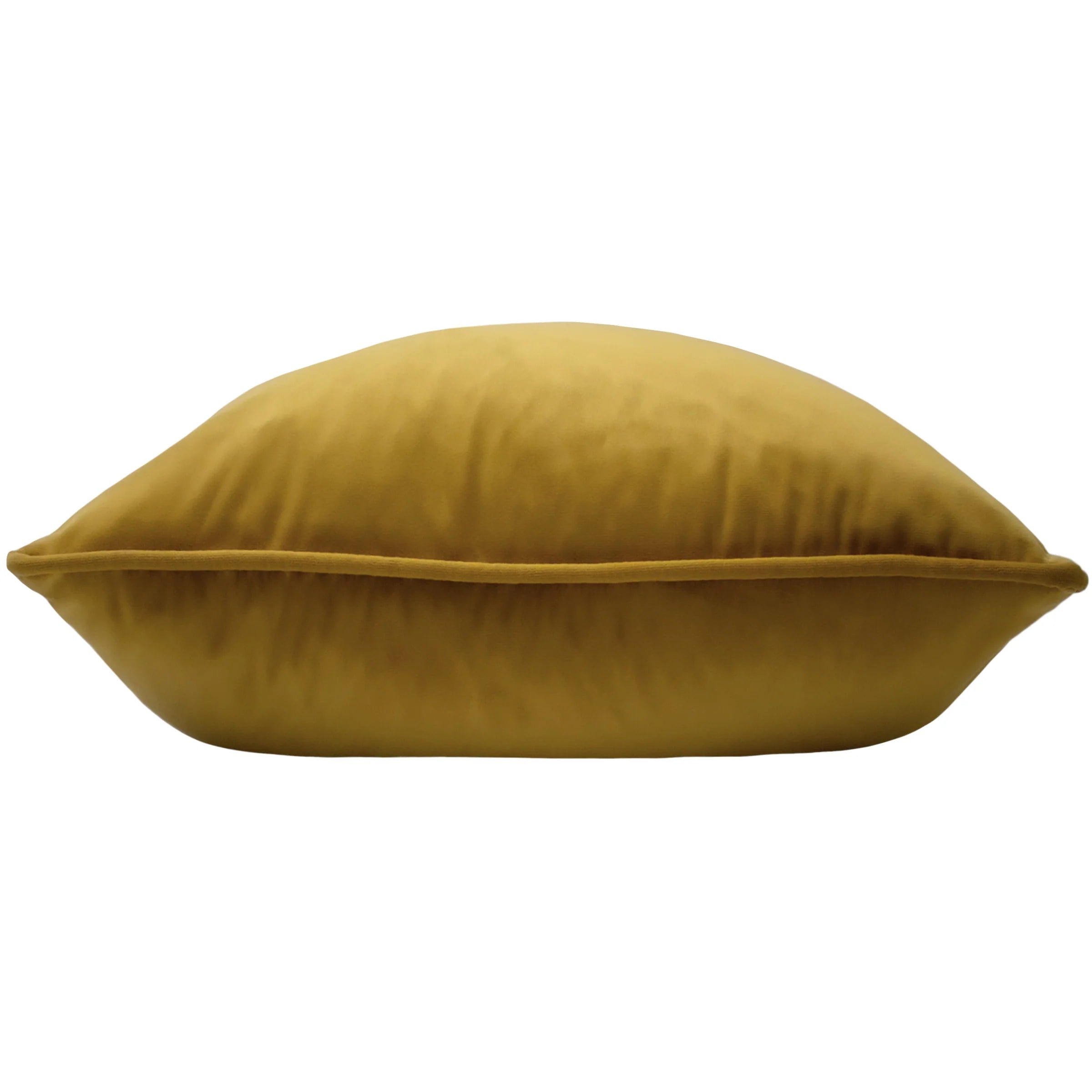 Velour Soft Velvet Cushion - Saffron