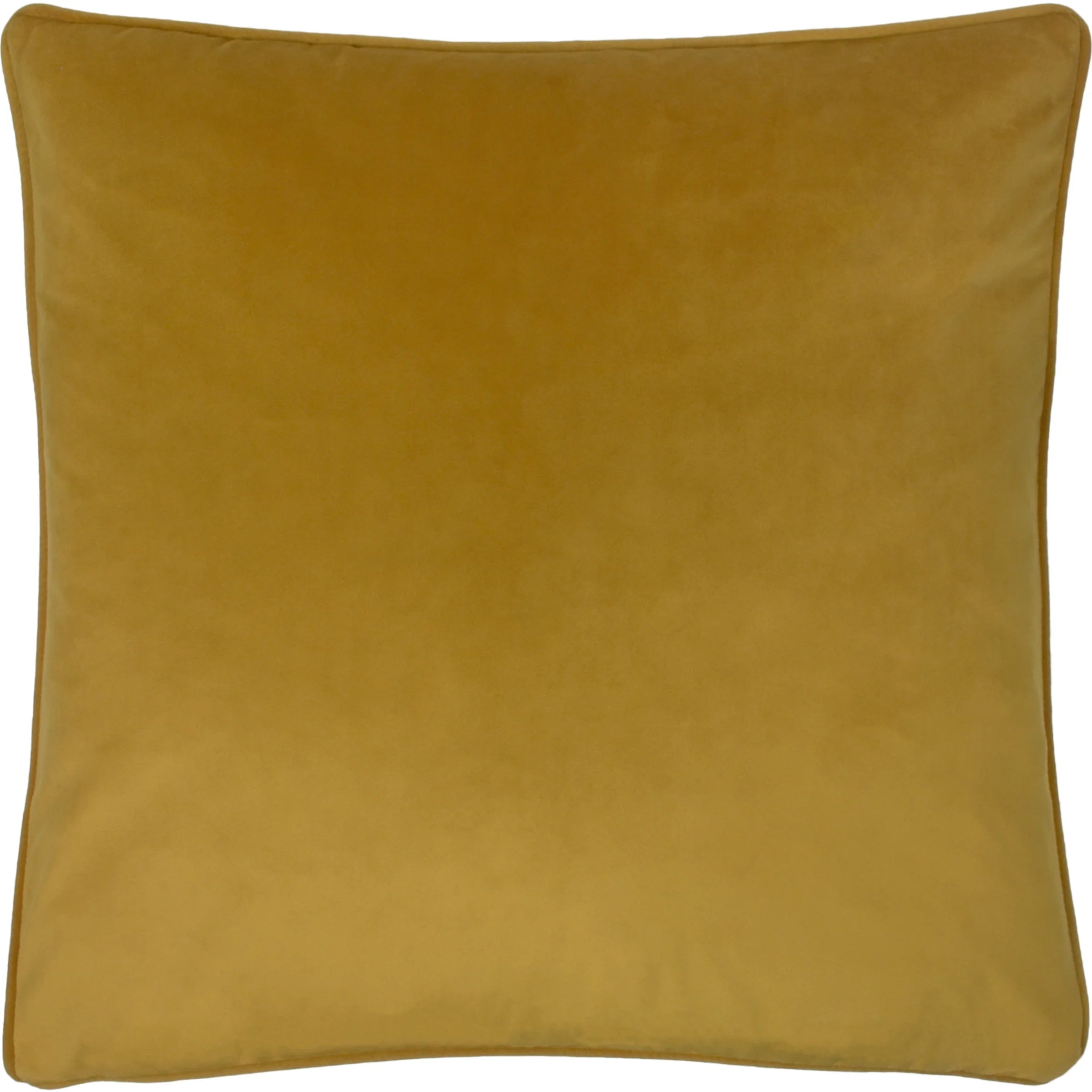 Velour Soft Velvet Cushion - Saffron