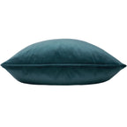 Velour Soft Velvet Cushion - Teal