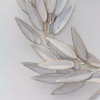 Vintage White Leaf Wreath