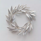 Vintage White Leaf Wreath