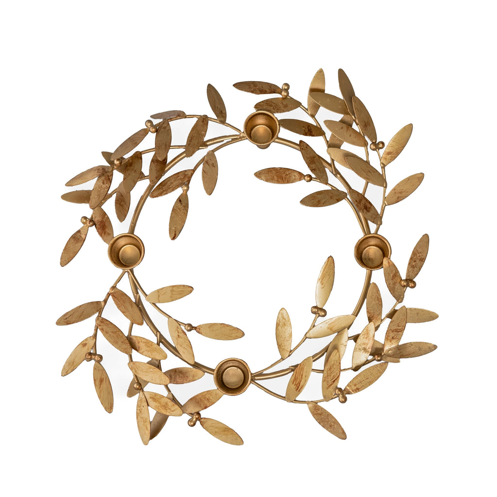 Wicklow Berry & Leaf Candle Holder Table Centrepiece