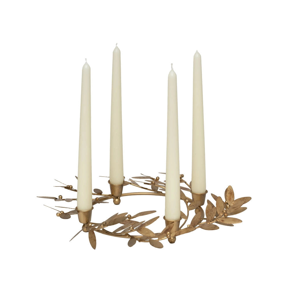 Wicklow Berry & Leaf Candle Holder Table Centrepiece