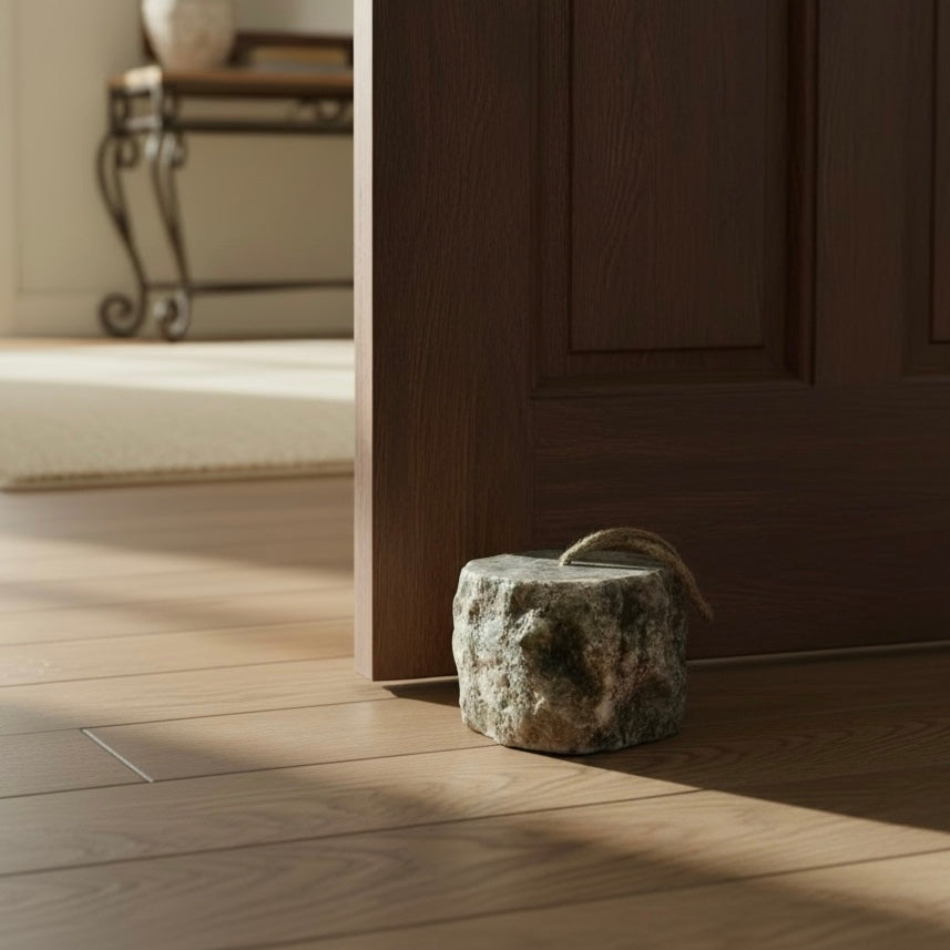 Wide Marble Doorstop