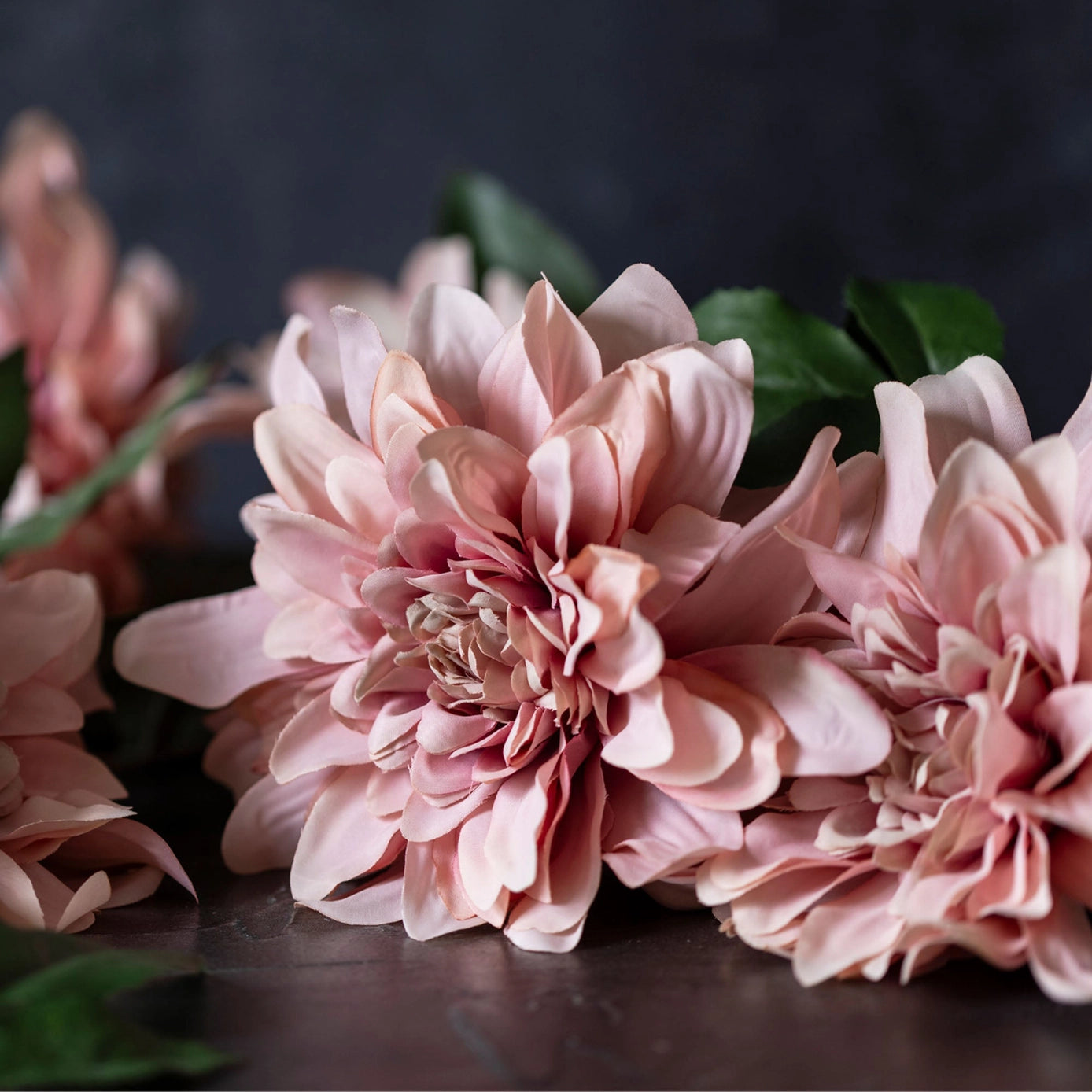 Pink Artificial Dahlia 'Flamingo'